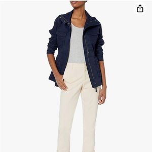 Navy Amazon Essentials Utility Jacket